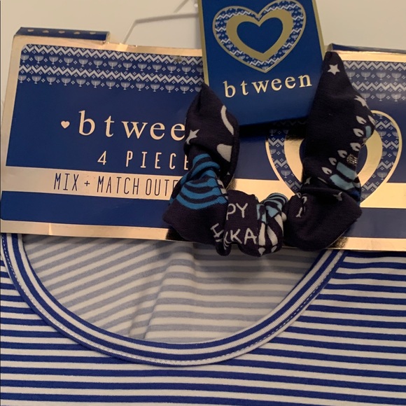 btween 5 piece Hanukkah Outfit with Candle Design - Picture 2 of 8